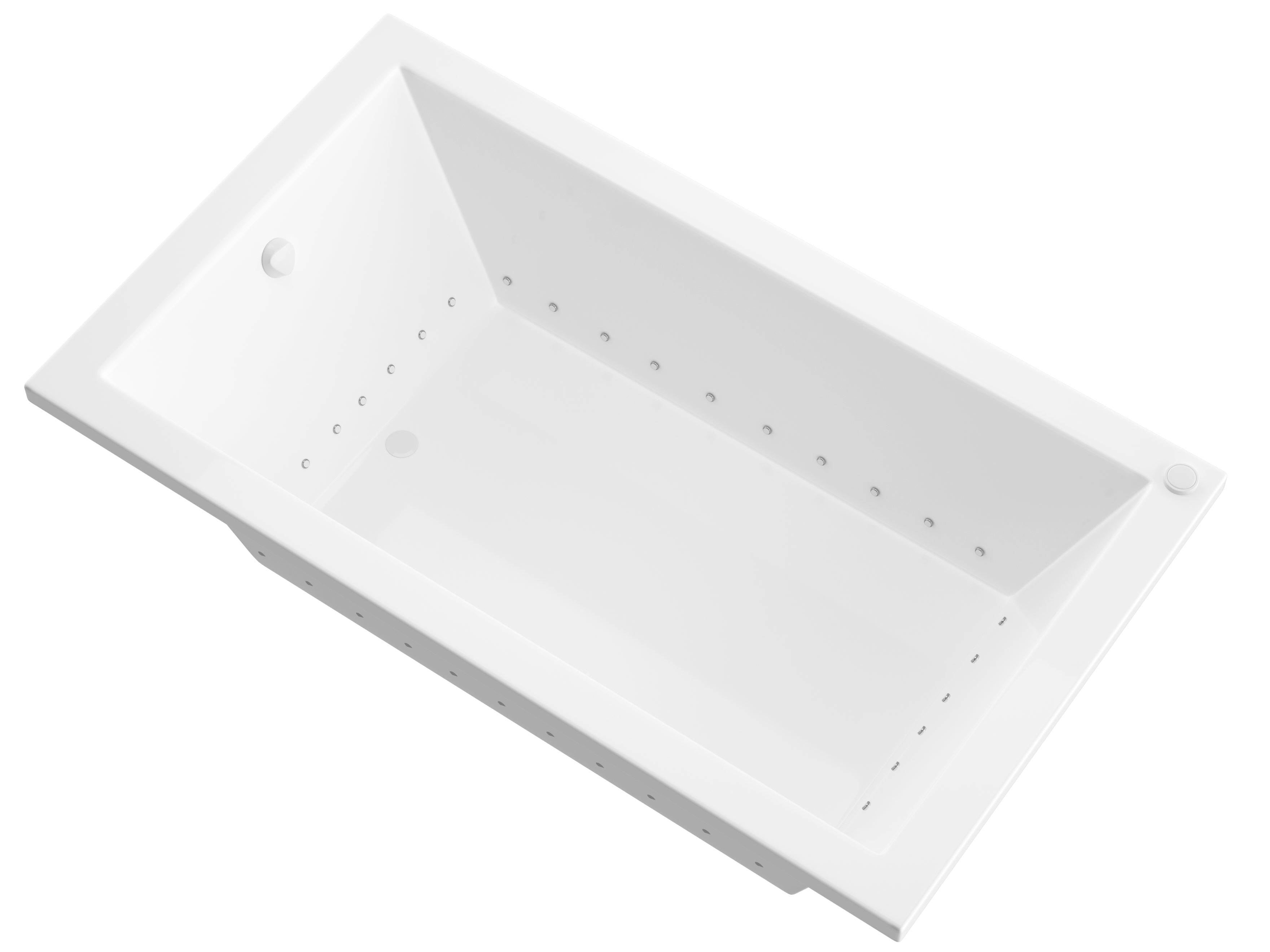 Atlantis Whirlpools Venetian 36 x 66 Rectangular Air Jetted Bathtub 3666VNAL