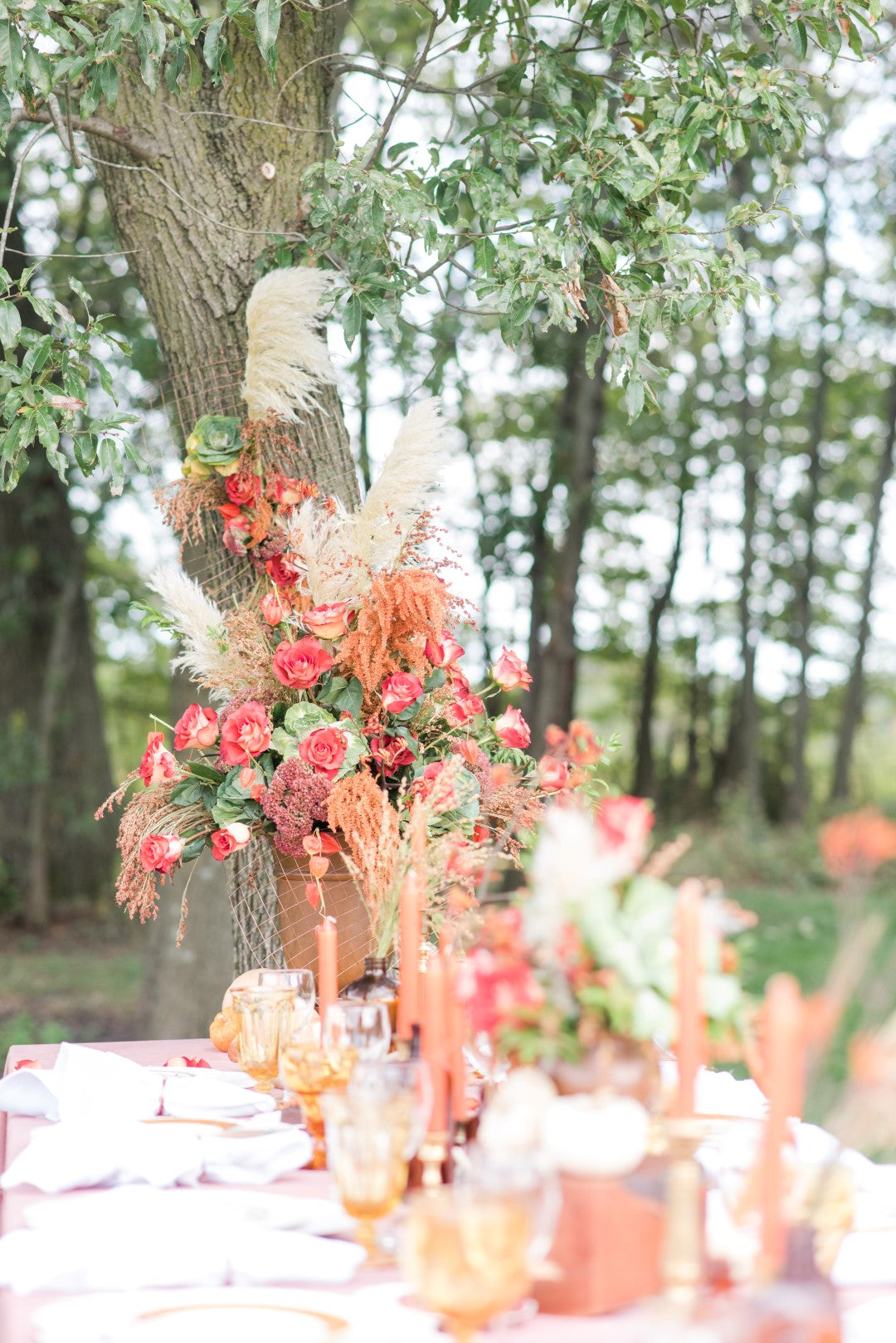 styles shoots across american thanksgiving tablescape