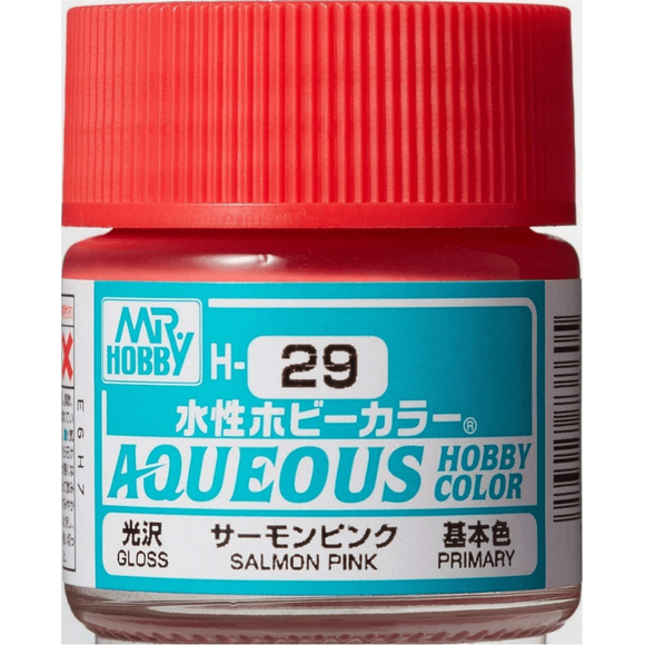 GSI Creos MR. Hobby Aqueous H29 Salmon Pink 10mL Gloss Paint