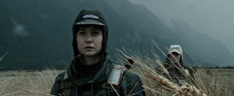 Covenant crew exploring the wilderness in Ridley Scott's Alien