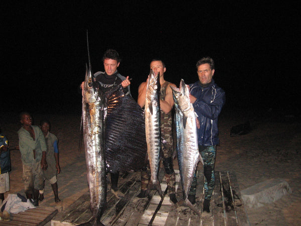  Spierre Custom Carbon fins, Spearfishing Mozambique