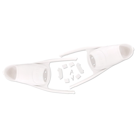 Spierre Fins Leaderfin Forza Foot Pockets (White)