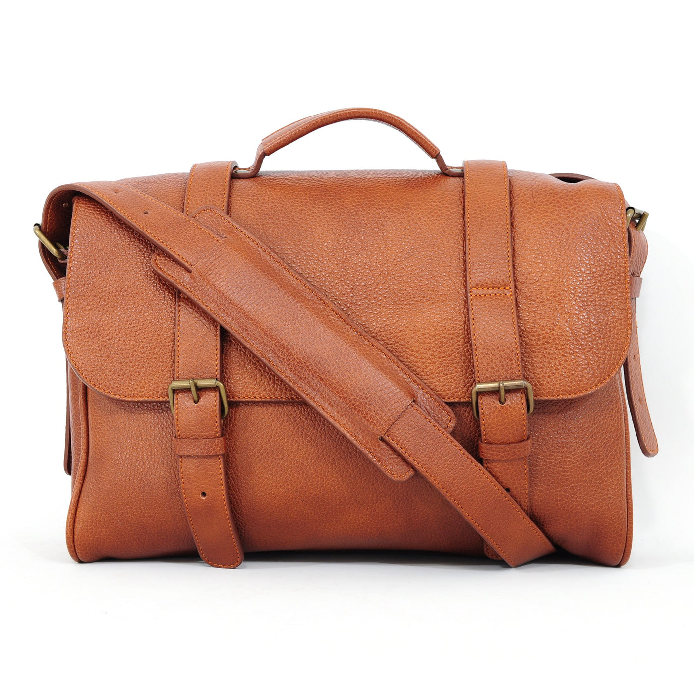 Ruitertassen Soft 4018 Leather Briefcase, Brown — Fendrihan