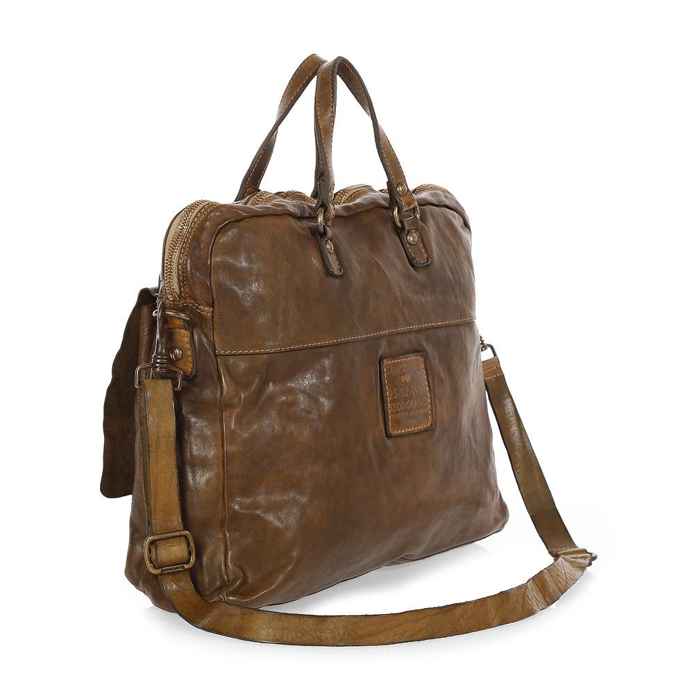 Campomaggi Leather Carrier Bag, Brown — Fendrihan