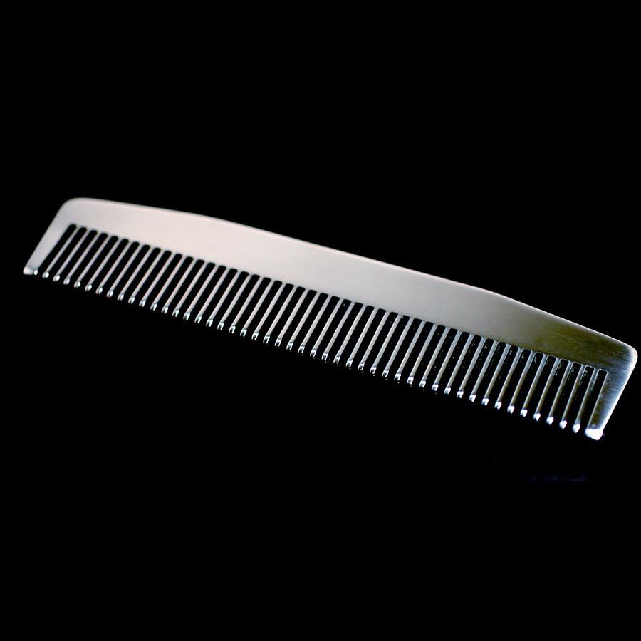 Chicago Comb Co. Model No. 3 Stainless Steel Medium-Fine Tooth Comb ...