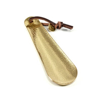 Diarge Brass Chasing Shoehorn Pocket Key Chain