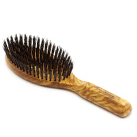 Men's Beechwood Military Hairbrush with Pure Soft or Wild Boar Bristles -  Made in Germany