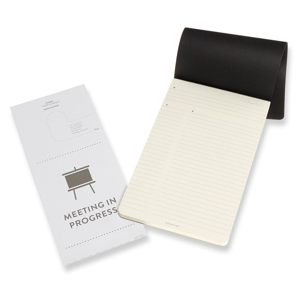 Moleskine 8.5 x 11 Soft Cover Professional Pad in Black, Lined — Fendrihan