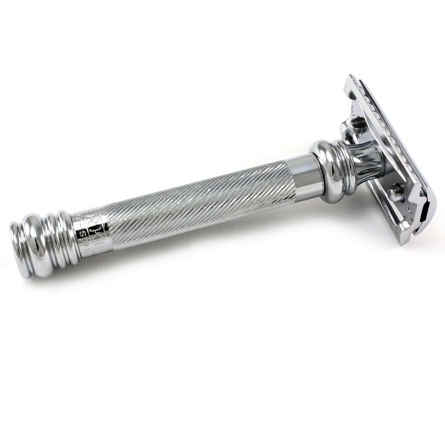 Merkur 38C Barber Pole Handle Double-Edge Safety Razor — Fendrihan