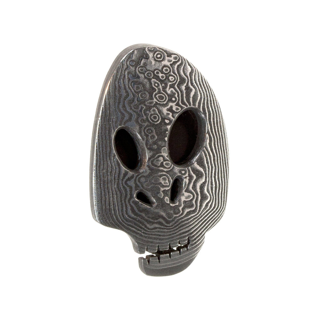 Damascus Skull Money Clip — Fendrihan