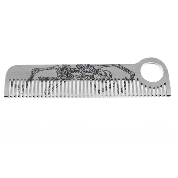 Chicago Comb Co. Model No. 1 Stainless Steel Medium-Fine Tooth Comb, S ...