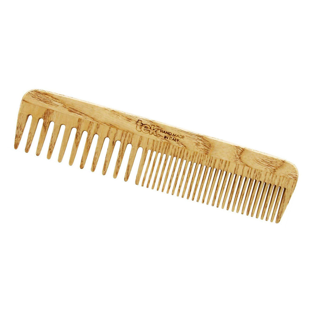 TEK Large DoubleTooth Wooden Hair Comb — Fendrihan