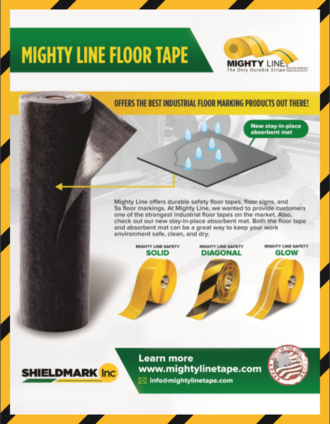 Mighty Line Absorbent Mat and Rug