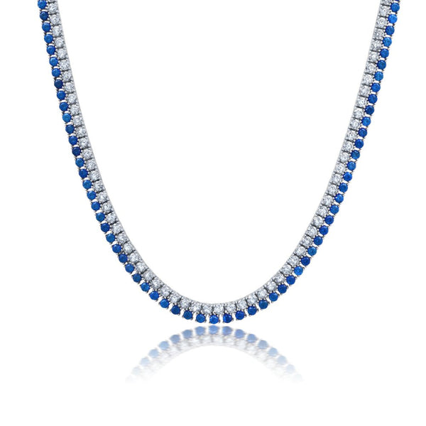 Parle Sapphire and Diamond Rainbow Necklace 001-235-00299 | Blue Marlin  Jewelry, Inc. | Islamorada, FL