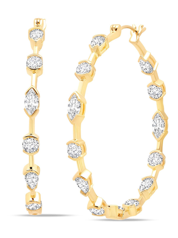 CZ Hoop Earrings - Cassie | Ana Luisa | Online Jewelry Store At Prices  You'll Love