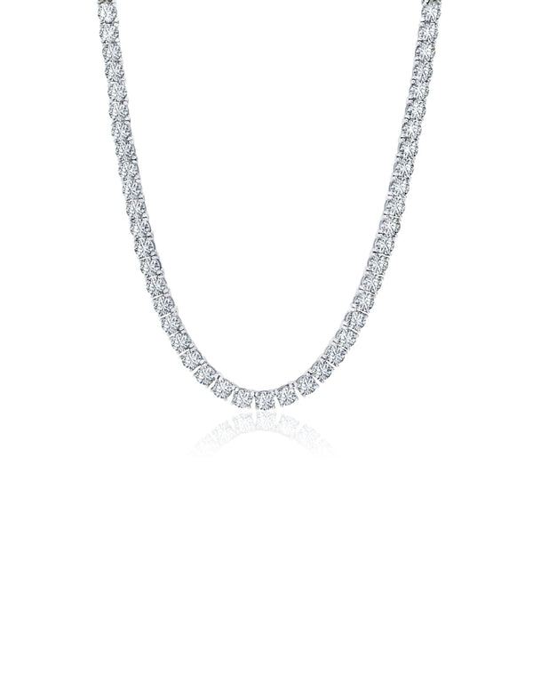 18K Gold Filled 4mm CZ Tennis Necklace – KUANIA