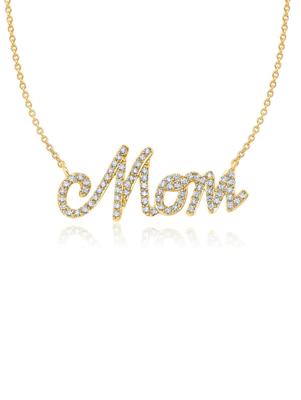 Classic Mom Diamond Necklace – Steven Singer Jewelers