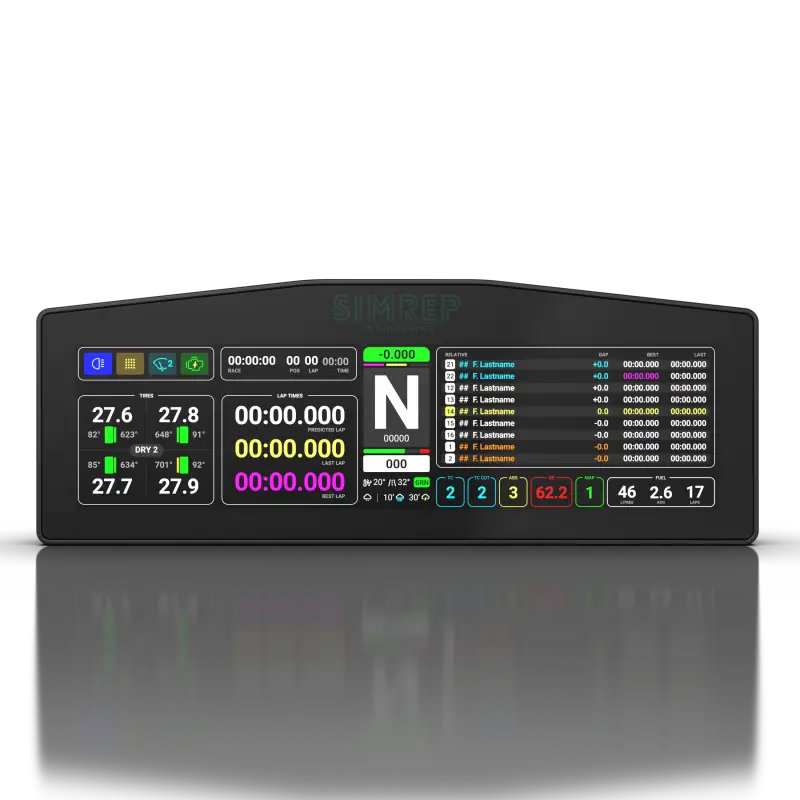 SIMREP ENGINEERING SimRep DDUXX1 Sim Dashboard