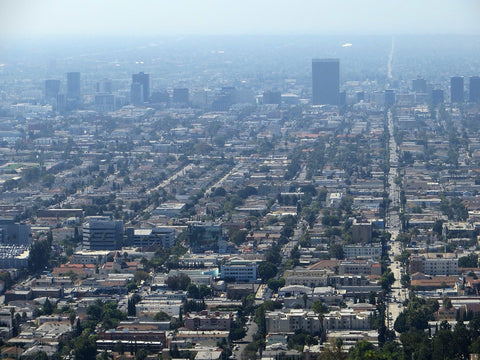 Les niveaux élevés de smog à Los Angeles
