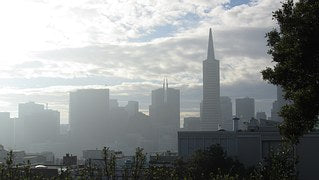 San Francisco air pollution levels high