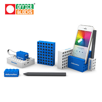 Office Blocks 4 in 1 Desktop Speaker Set | AbrandZ Corporate Gifts