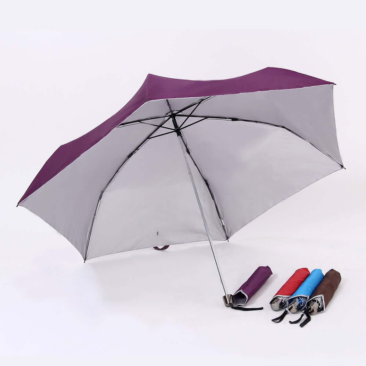 21 Foldable Umbrella With 6 Panels AbrandZ Corporate Gifts   Pc11psw 2 