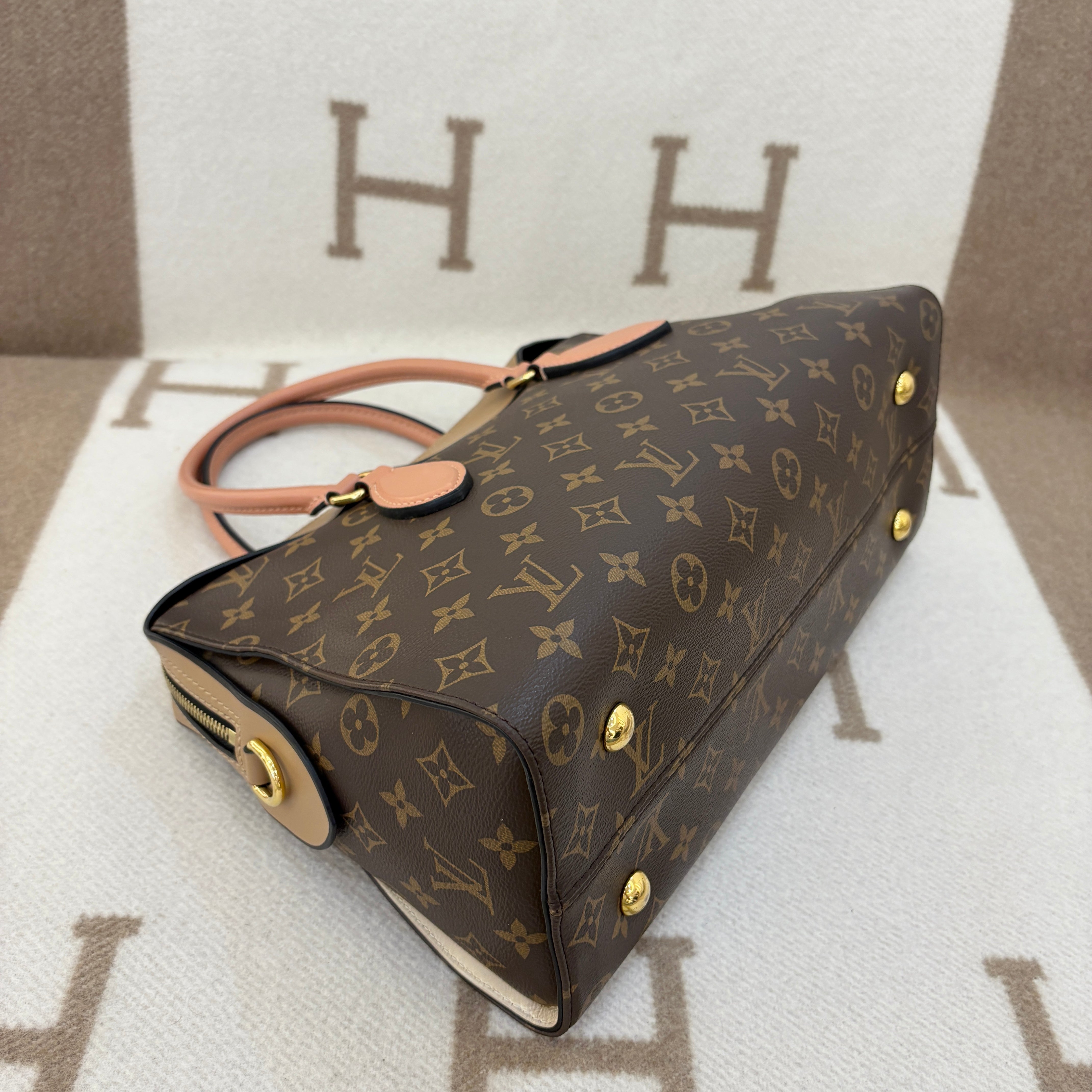 Louis Vuitton Tuileries Monogram Brown Pink Natural Tan - 0524m8-11