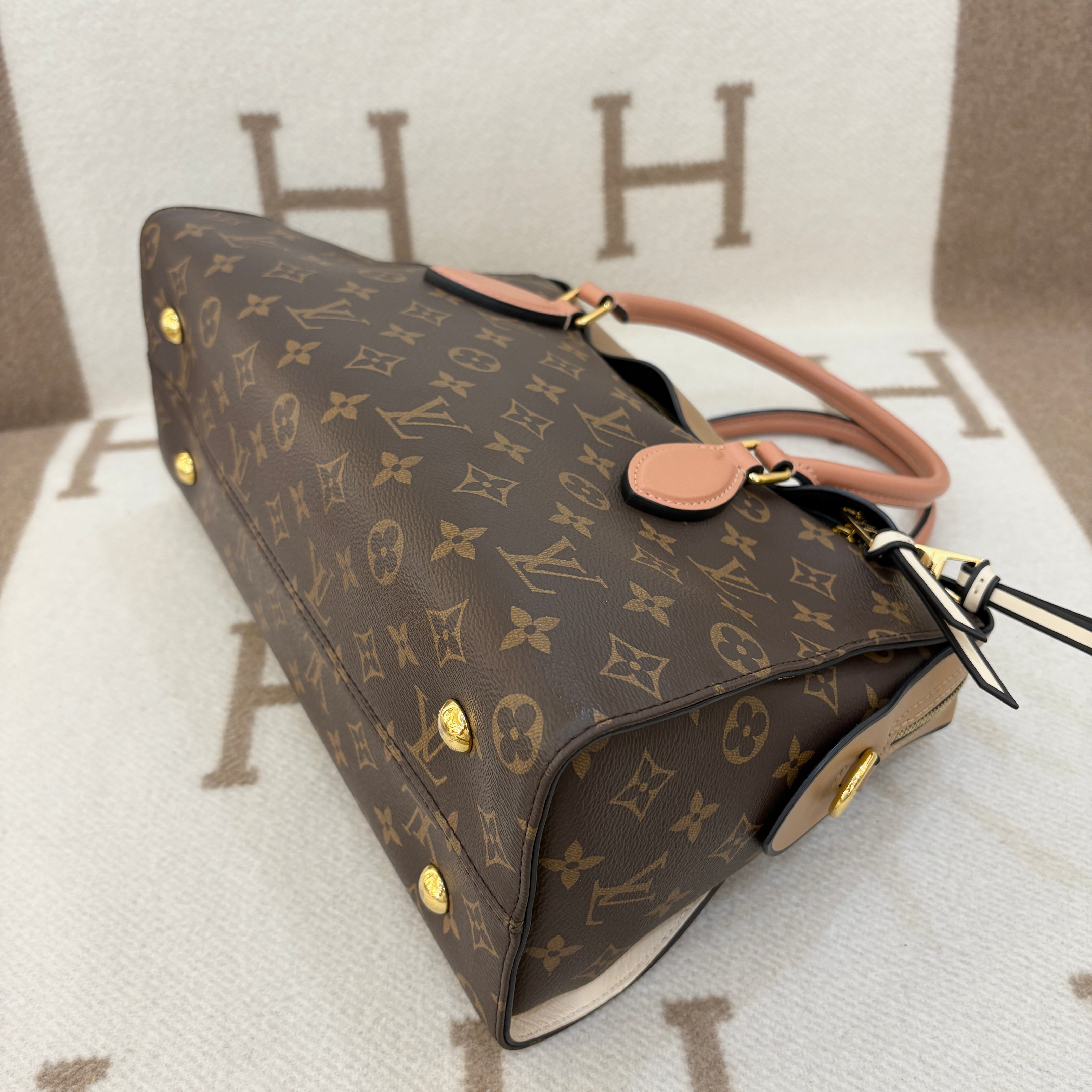 Louis Vuitton Tuileries Monogram Brown Pink Natural Tan - 0524m8-8