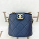 Chanel Quilted Vanity Case Lambskin Navy Blue - 0525p0-2_9fe75b18-0012-45f4-b86a-07bcde21aef5