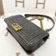 Chanel Quilted Medium Boy Flap Calfskin Dark Silver - 0528n3-8_9994a51c-8aa6-4c28-8d7f-90205fa0d37f