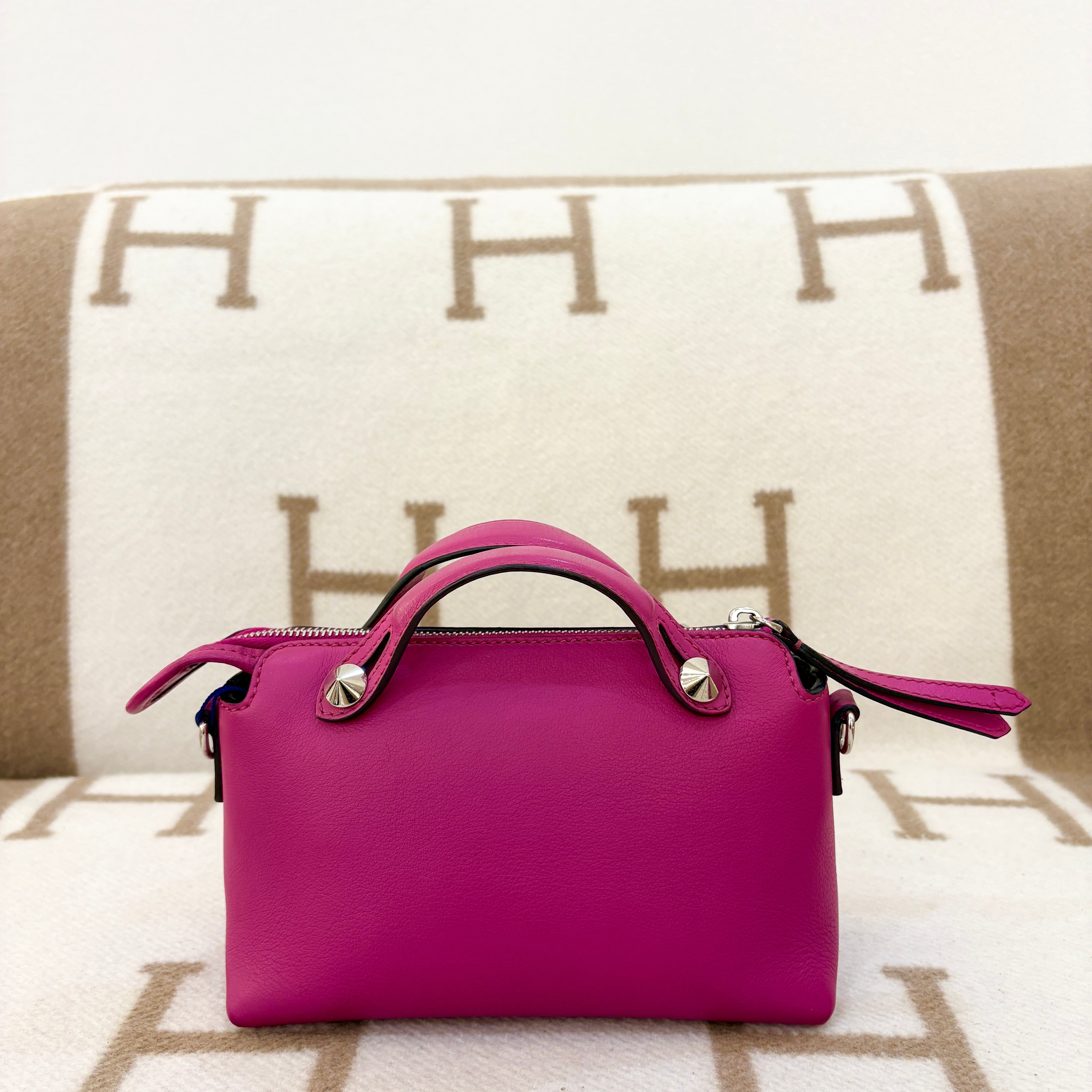 Fendi By The Way Mini Calfskin Magenta - 0607m4-4