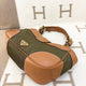 Prada Shoulder Bag Nylon Calfskin Brown Dark Green - 0610m2-8_4beac5cd-8db1-4f52-8c3f-a3c161fd1f82