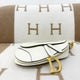 Dior Medium Saddle Bag Calfskin White - 0627m5-7