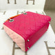 Dior Medium Lady Dior Lambskin Magenta Orange Pink - 0627m6-11