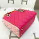 Dior Medium Lady Dior Lambskin Magenta Orange Pink - 0627m6-9