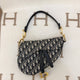 Dior Medium Saddle Bag Oblique Grey Navy Black - 0717m6-2_7c6ec224-572c-4e0f-8646-5cefaca4cca3