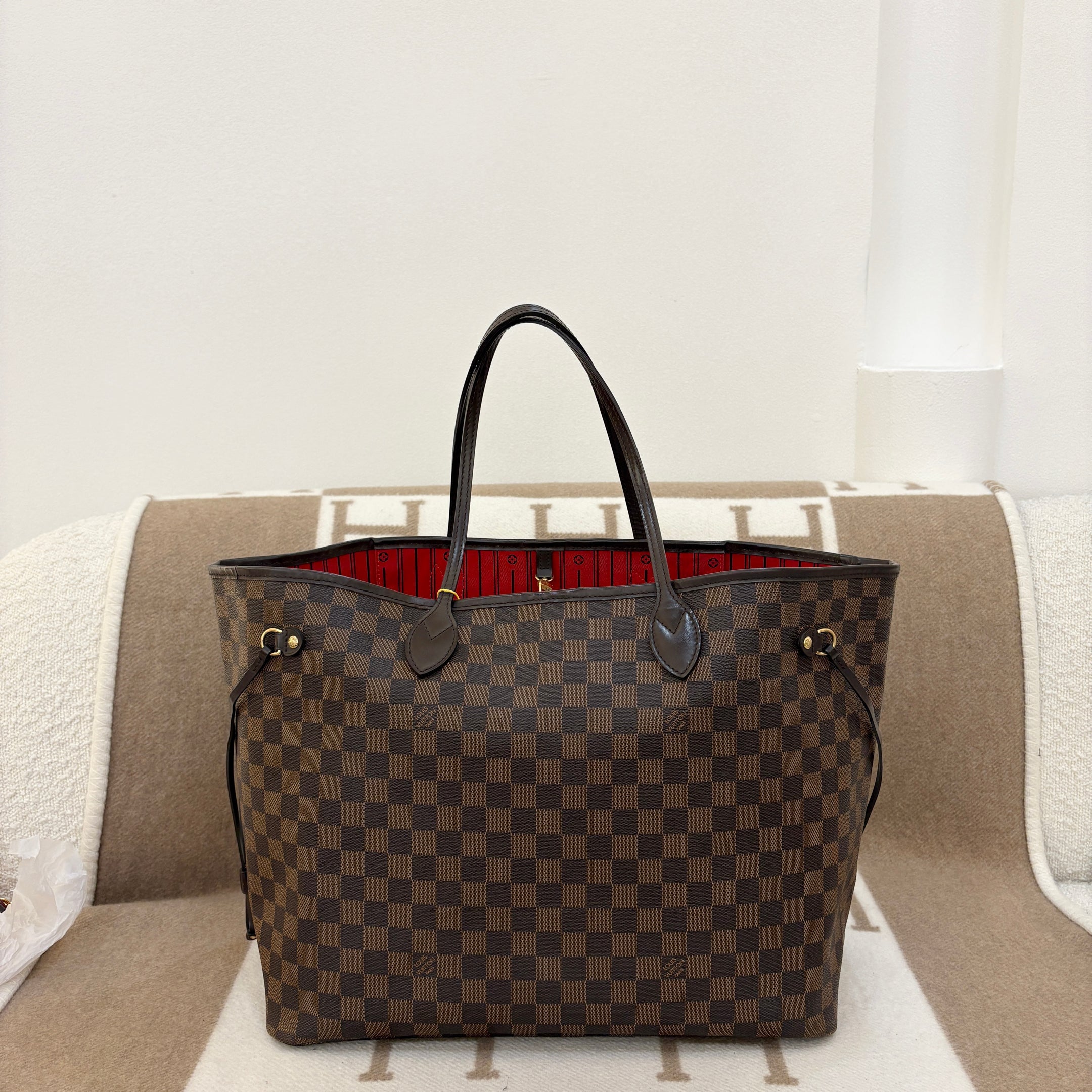 Louis Vuitton Neverfull GM Damier Ebene Brown - 0723m1-2