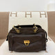 Salvatore Ferragamo Shoulder Bag Calfskin Dark Brown - 0723m5-2
