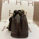 Salvatore Ferragamo Shoulder Bag Calfskin Dark Brown - 0723m5-4