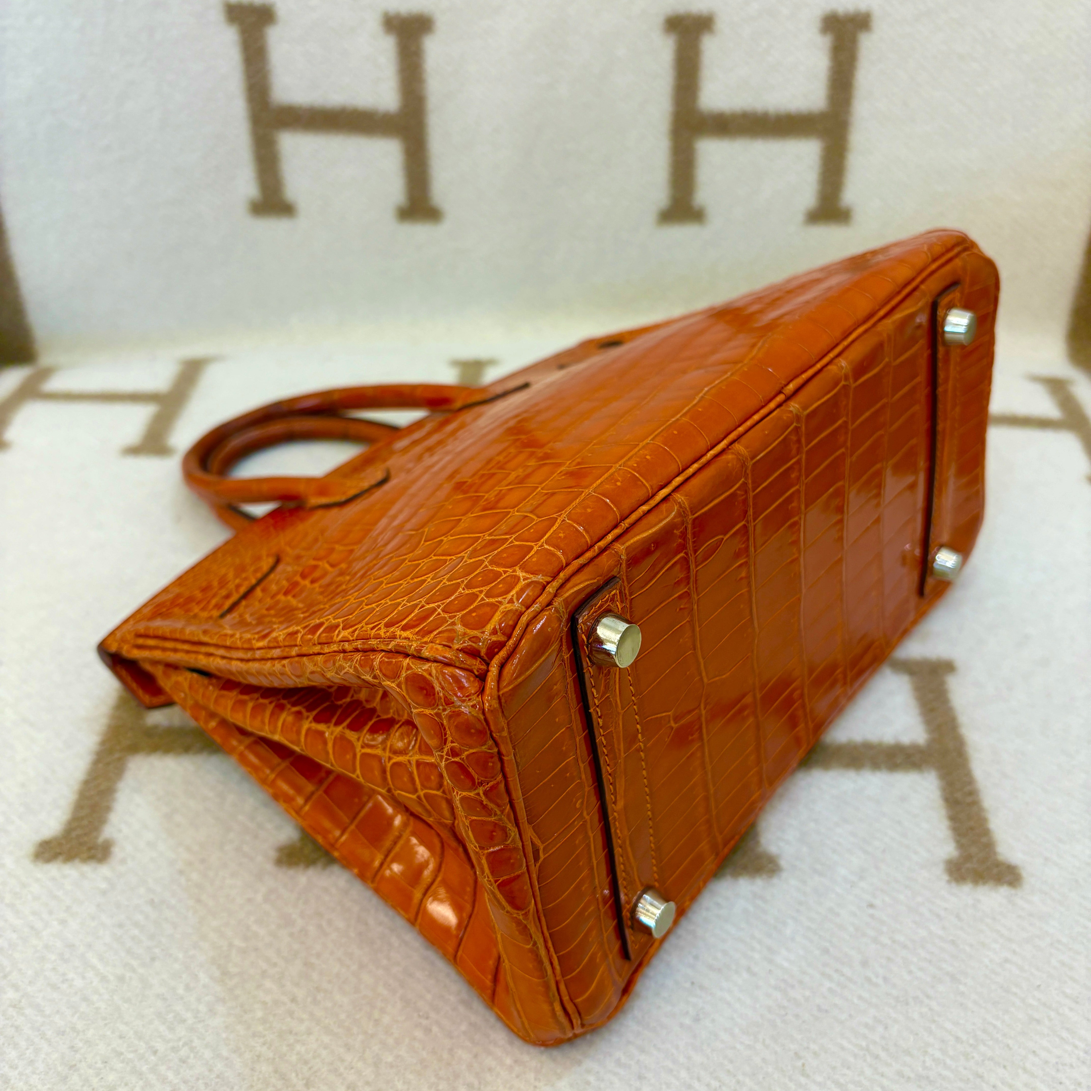 Hermes Birkin 25 Shiny Porosus Crocodile 93 Orange - ha0421a1-11_c52265d4-d111-4f93-8947-9428bb65abea