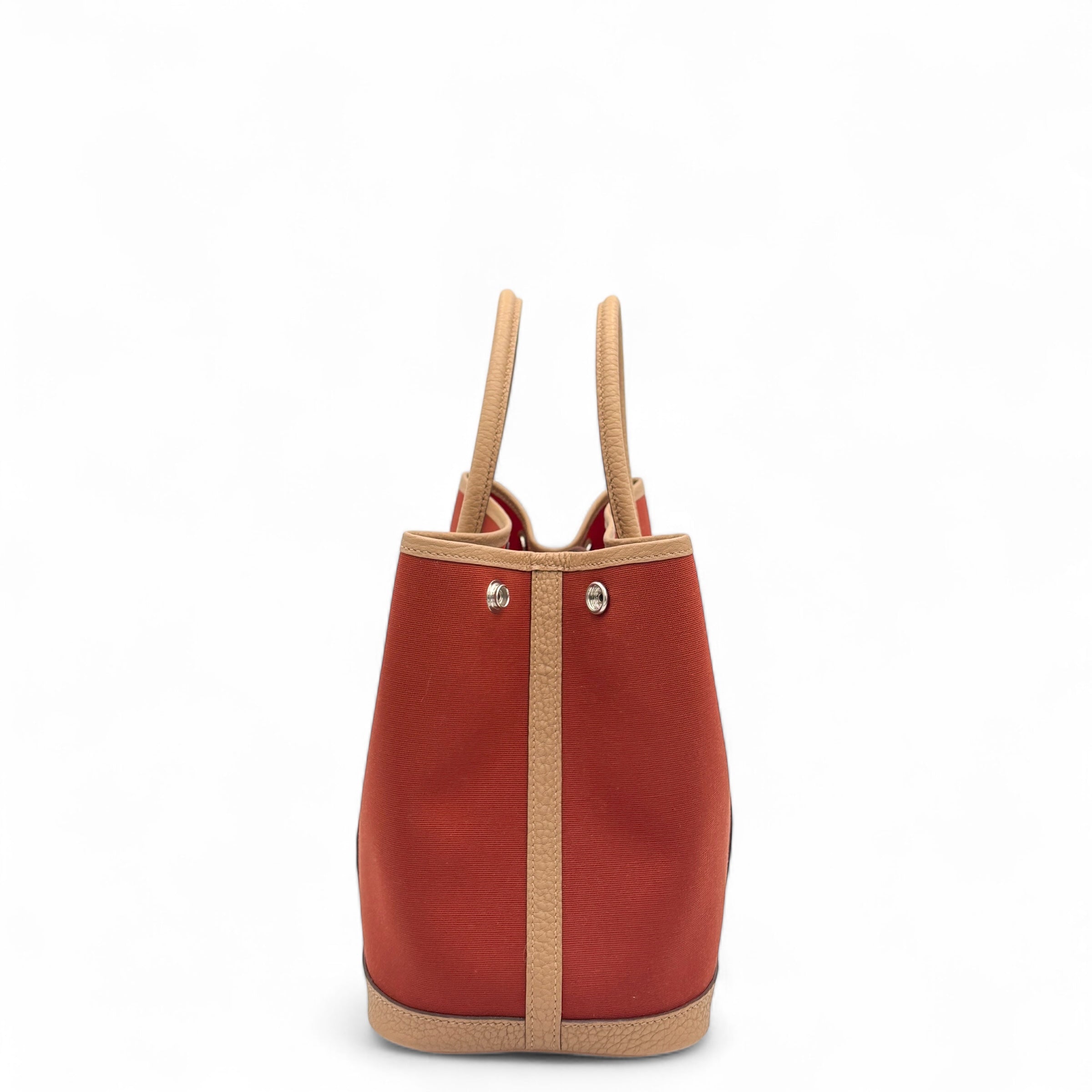 Hermes Garden Party 30 Toile Negonda S5 Rouge Tomato 4B Biscuit - md0423a0-6_fecfa7c5-688a-44df-831c-a6008355967b