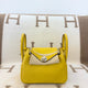 Hermes Mini Lindy 20 Taurillon Clemence B4 Sun - md0515a5-3