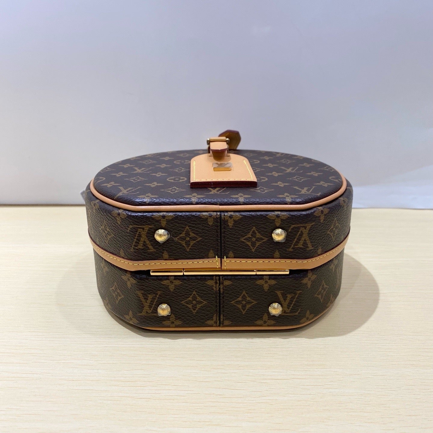 Louis Vuitton Petite Boite Chapeau Monogram Brown Orange - mh2502841-7