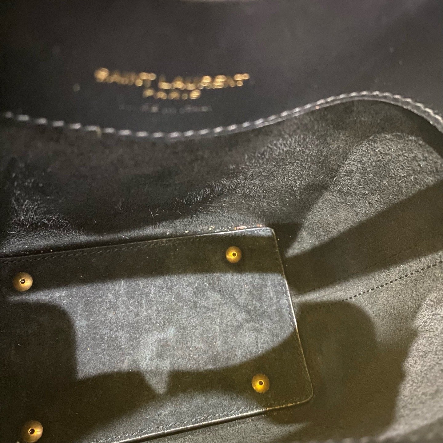 Yves Saint Laurent LE 37 Mini Bucket Bag Calfskin Black - mh2503624-10
