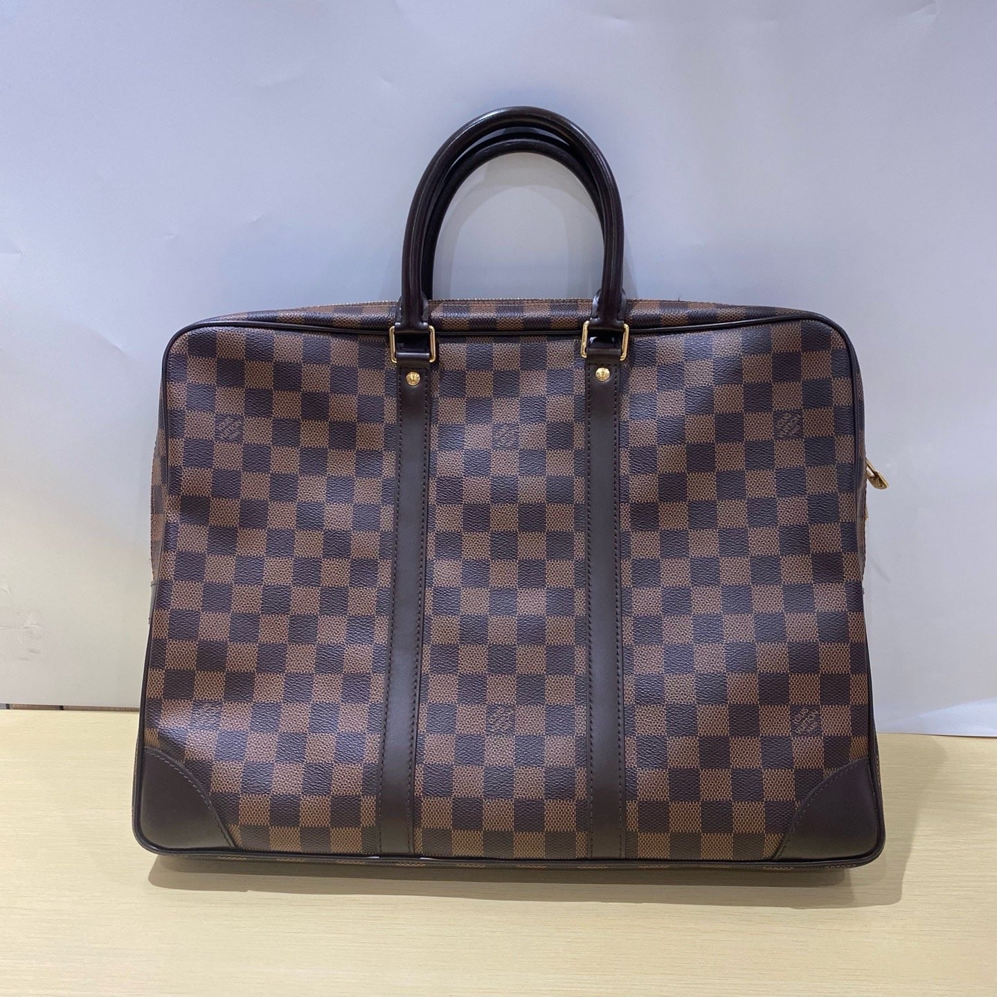 Louis Vuitton Briefcase Damier Ebene Brown - mh2503631-4