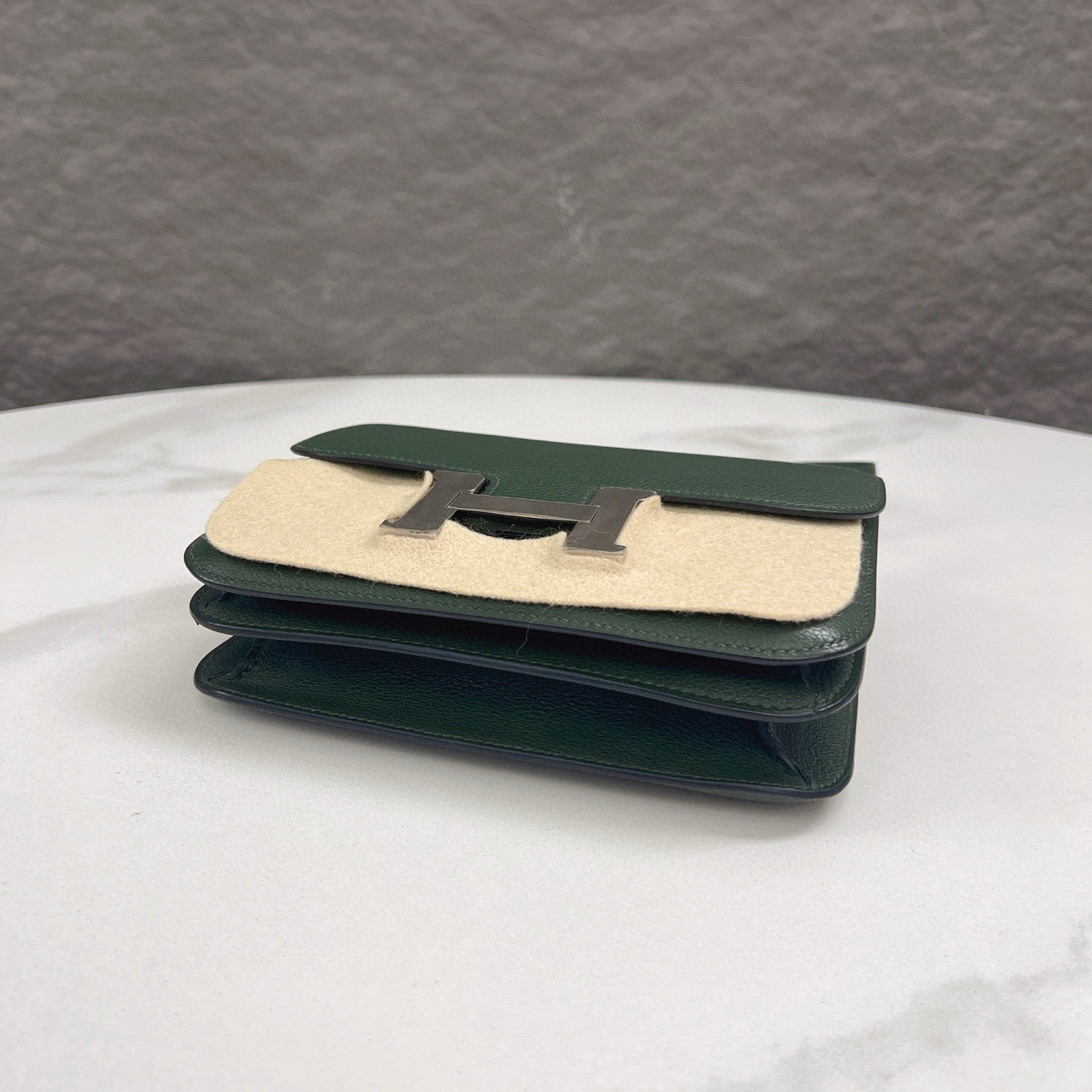 Hermes Constance 19 Evercolor 2Q Vert Anglais U4 Vert Vertigo - mk102450-10