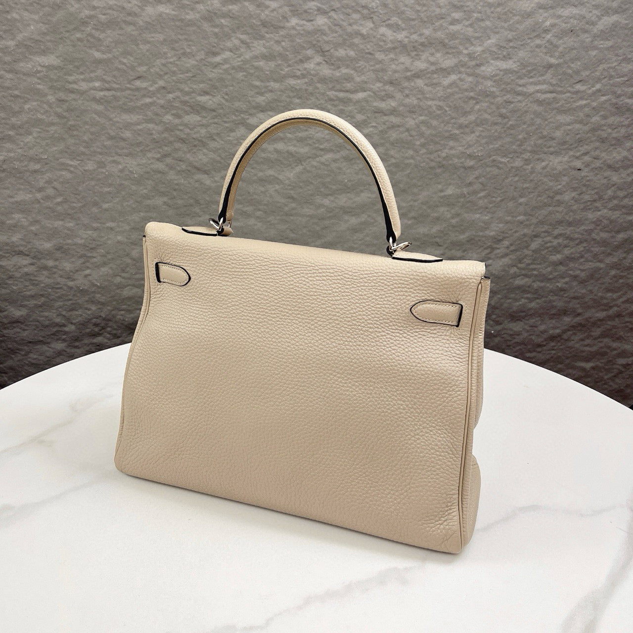 Hermes Kelly 35 Togo 81 Gris Tourterelle - mk102705-5