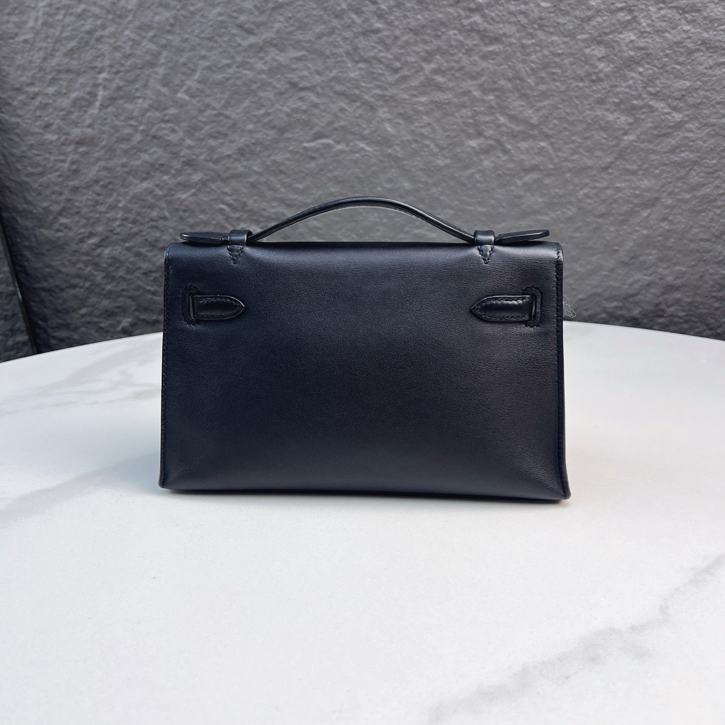 Hermes Kelly Pochette Swift 89 Noir - mk103343-4