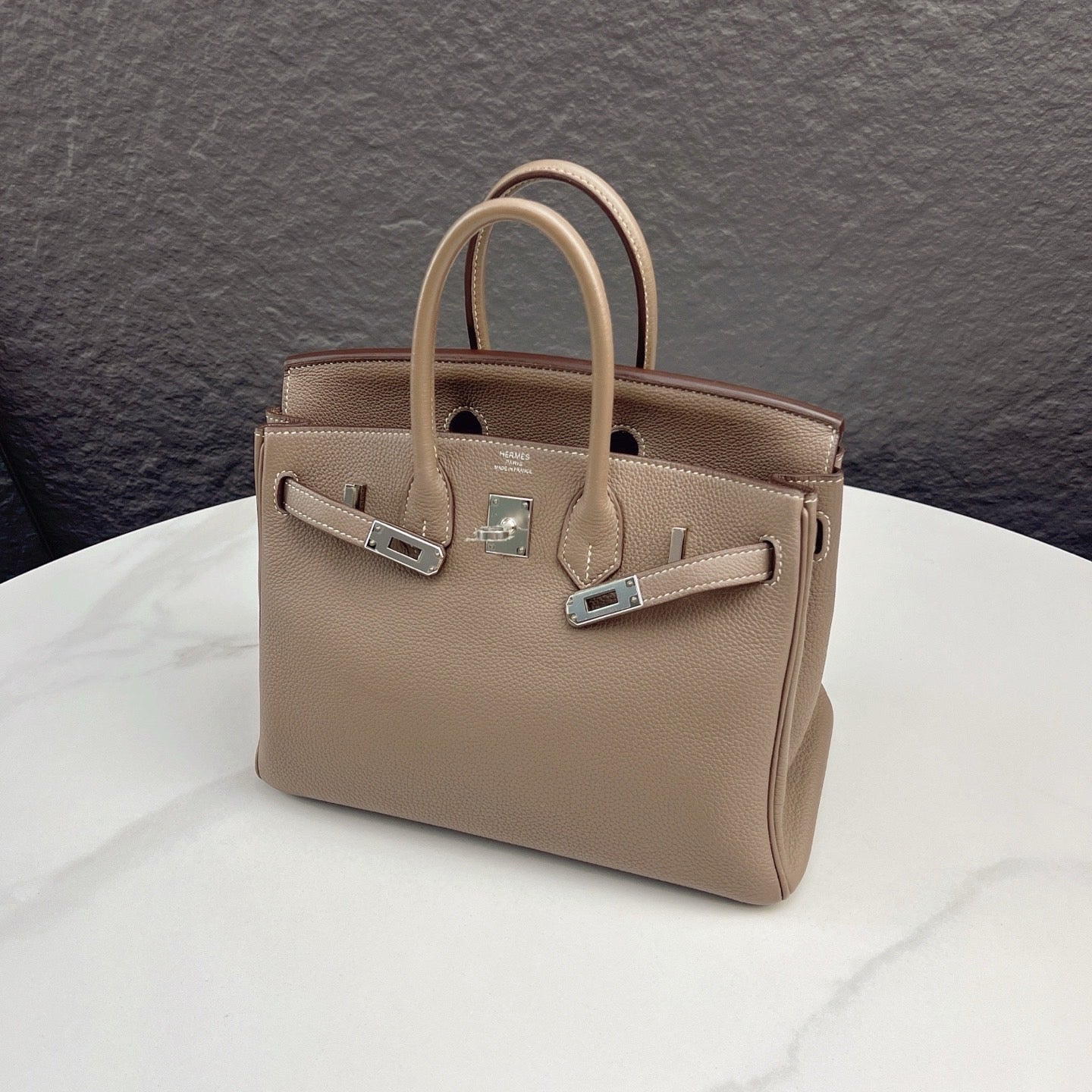 Hermes Birkin 25 Togo 18 Etoupe - mk103361-4