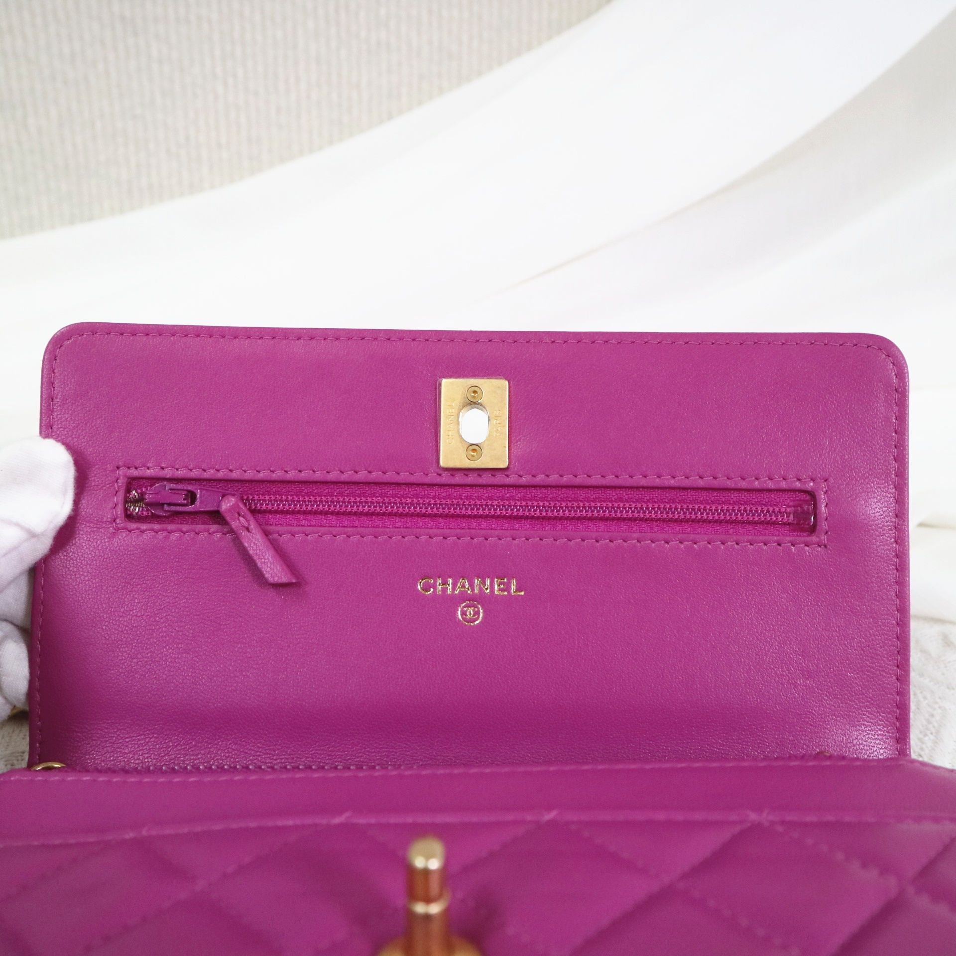 Chanel Quilted CC Pearl Crush Wallet On Chain WOC Lambskin Dark Purple - mm10338050-16_4d8e6417-1b87-42fc-b956-a9a55905187a